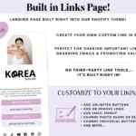 Free Skincare and Beauty Link in Bio for Shopify Theme