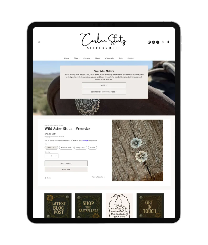 Cowgirl Silversmith Equestrian Shopify Theme