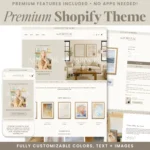 Artist Shopify theme homepage preview