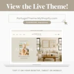 modern artist website Shopify template