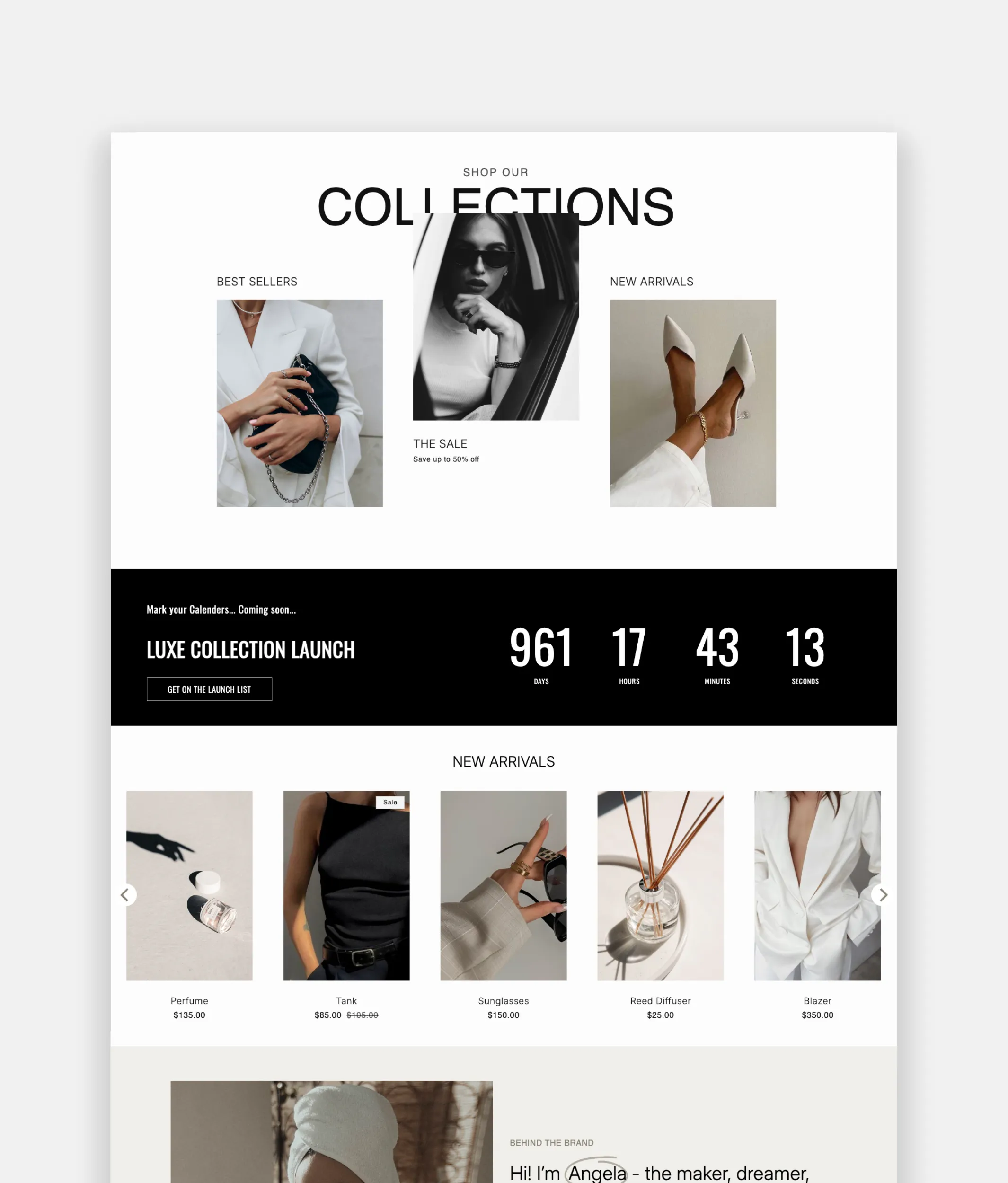 France Shopify template for elegant fashion boutiques and ecommerce stores