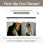 Shopify theme for beauty and lifestyle brands – France premium template