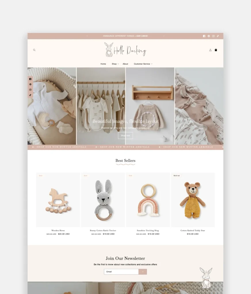 Luxury Baby & Kids Shopify Theme – Premium, Fast & Flexible