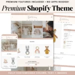 children’s boutique shopify theme homepage with hero banner