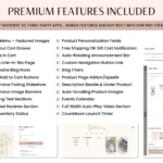 children’s boutique shopify theme homepage with hero banner