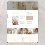 shopify theme for kids store product page with size chart
