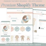 children’s boutique shopify theme homepage with hero banner