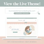 Children's Boutique Website Free Banner Template Set for Shopify