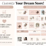 Children's Boutique Website Free Banner Template Set for Shopify
