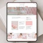 Shopify subscription box theme with Appstle integration, how it works section and pink feminine design