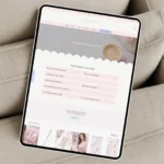 Paper goods subscription box Shopify store template - premade website design