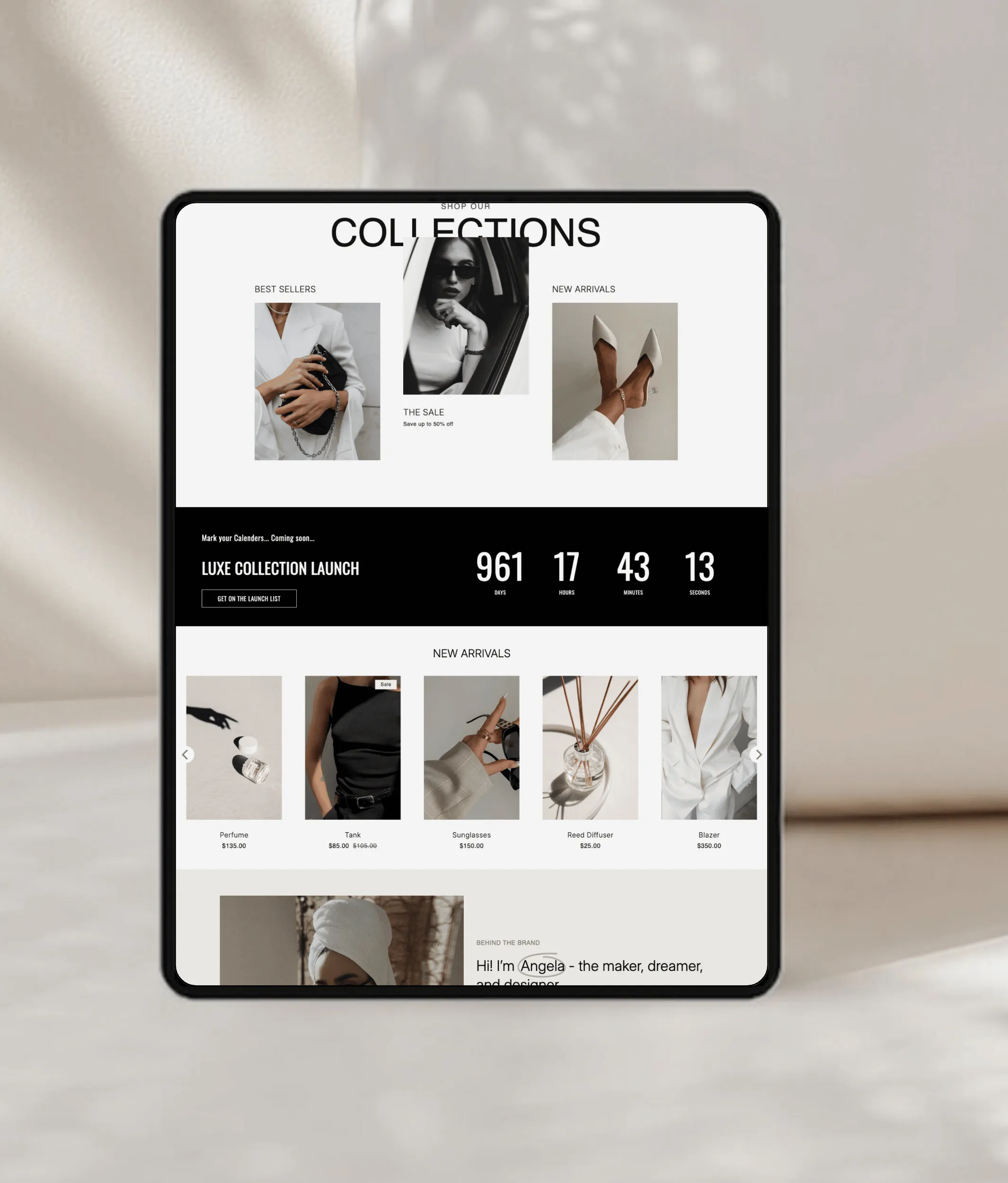 France Shopify theme built-in moodboard and services page no code required