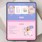 Cute scalloped Shopify theme for stationery and planner shops