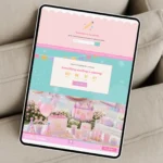Bright playful Shopify theme homepage with custom font upload