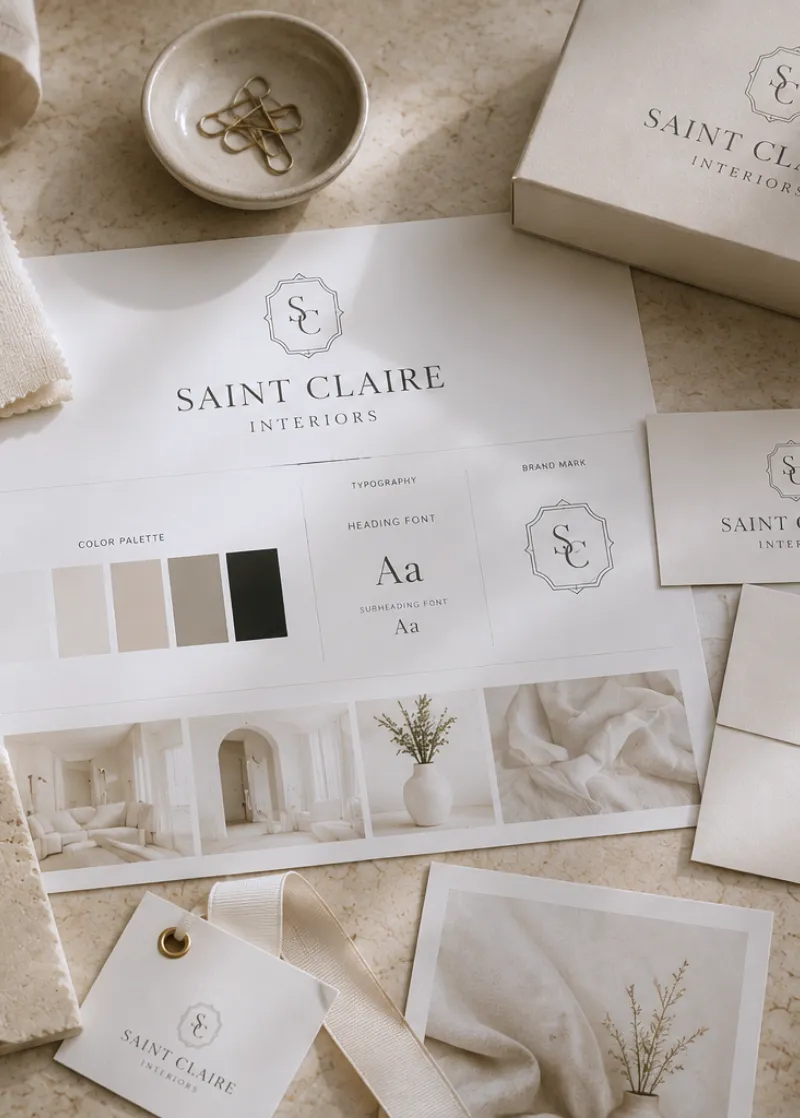 Custom Logo Design - Las Vegas Branding Interior Designer