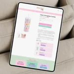 Positano theme product page design for craft small business