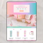 Bright colorful Shopify theme for sublimation and craft business