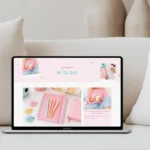Bright Rainbow Shopify Theme Pastel Canva Shop Banners. Style your Shopify website with this enchanting rainbow template in a perfect pastel color palette.