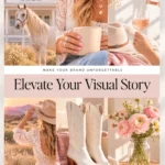 Western styled stock photography for creative brands featuring feminine cowgirl lifestyle images in blush and neutral tones